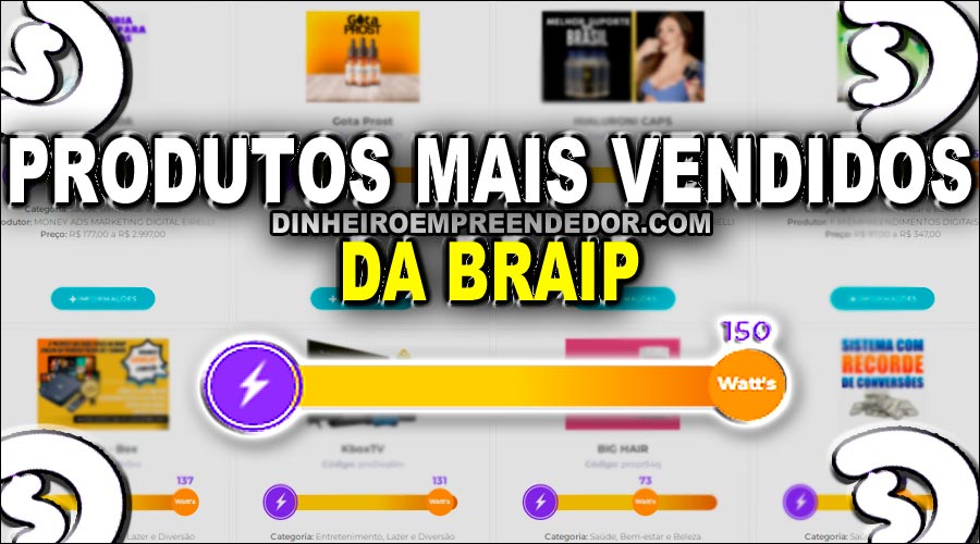 Produtos Mais Vendidos Na Braip Atualizado