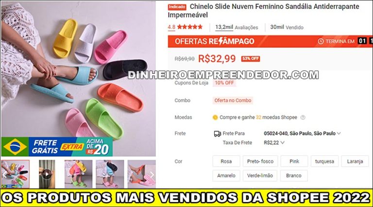 Produtos Mais Vendidos Na Shopee 2022 [Atualizado]